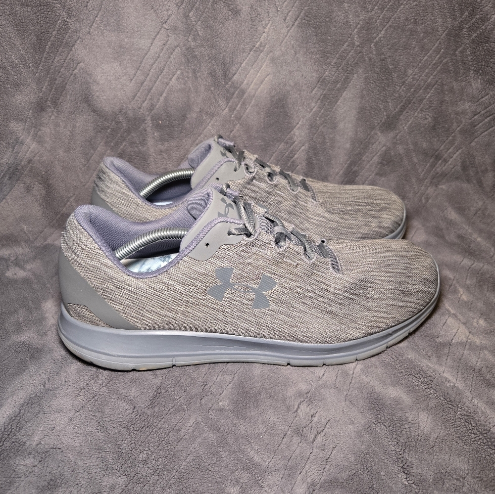 Under Armour Remix Running Shoes Mens Sz 13 Athletic Sneakers Trainers Gray.